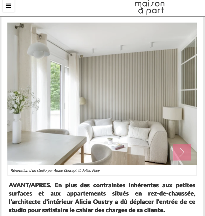 Maison à part – Un studio retrouve de l&rsquo;éclat
