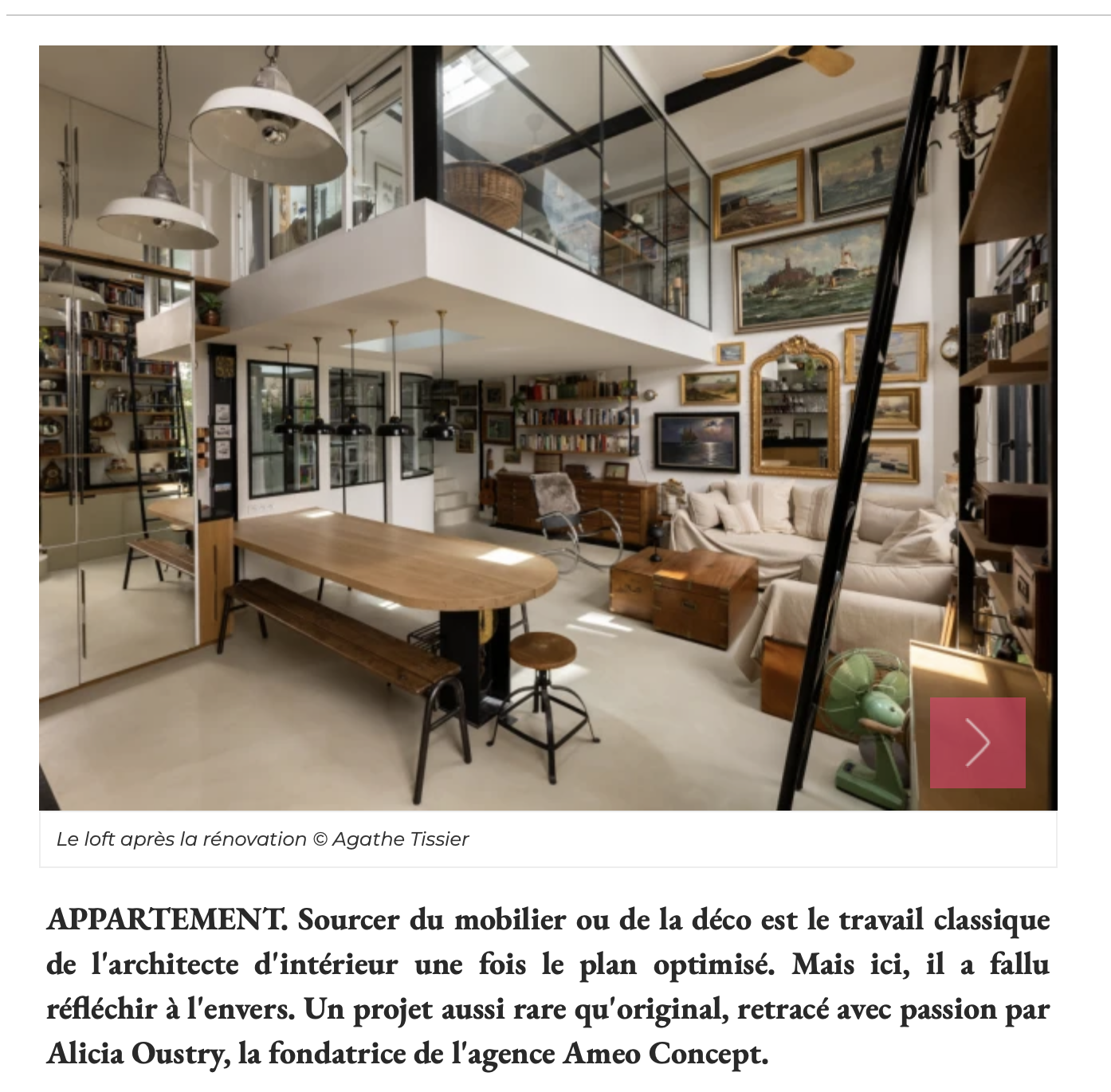 Maison à part – Avant/Après : A Paris 20e, un loft de 65 m² pour une collectionneuse