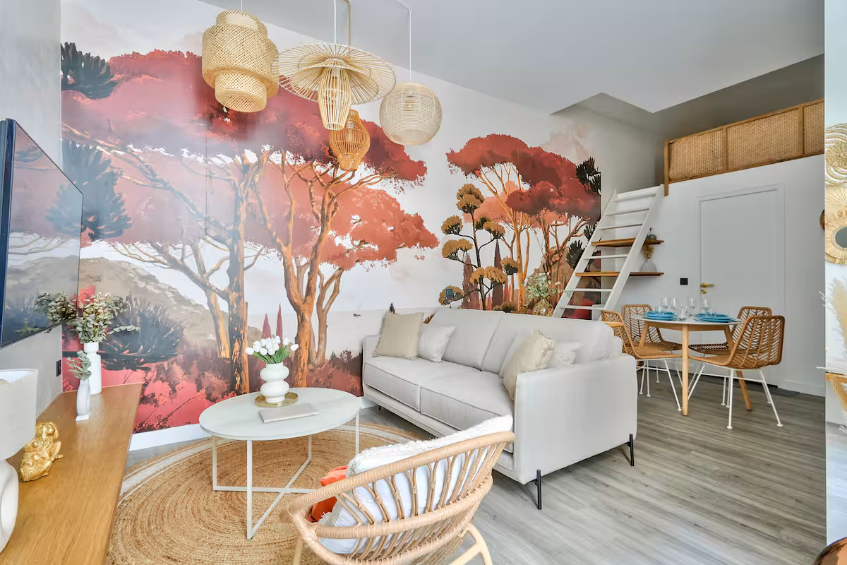 Appartement Grand Chapon — Rénovation Airbnb clé en main par Ameo Concept à Paris