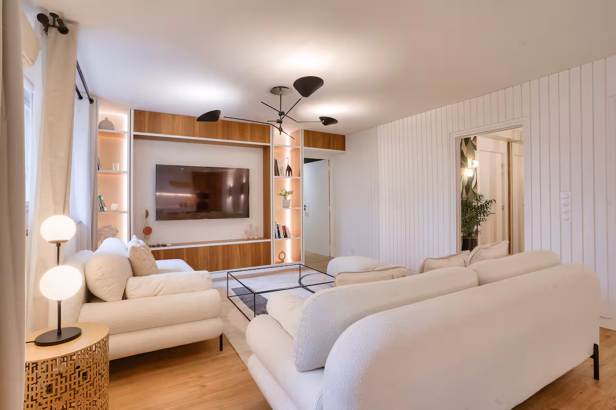 Appartement Quintinie — Rénovation Airbnb clé en main par Ameo Concept à Paris