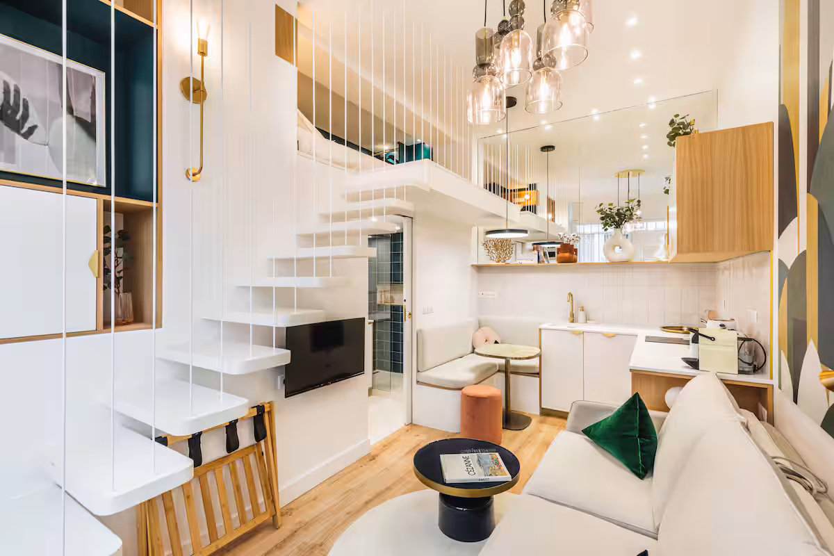 Appartement République — Rénovation Airbnb clé en main par Ameo Concept à Paris