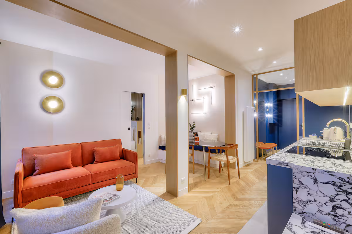 Appartement Saint Martin Le A — Rénovation Airbnb clé en main par Ameo Concept à Paris