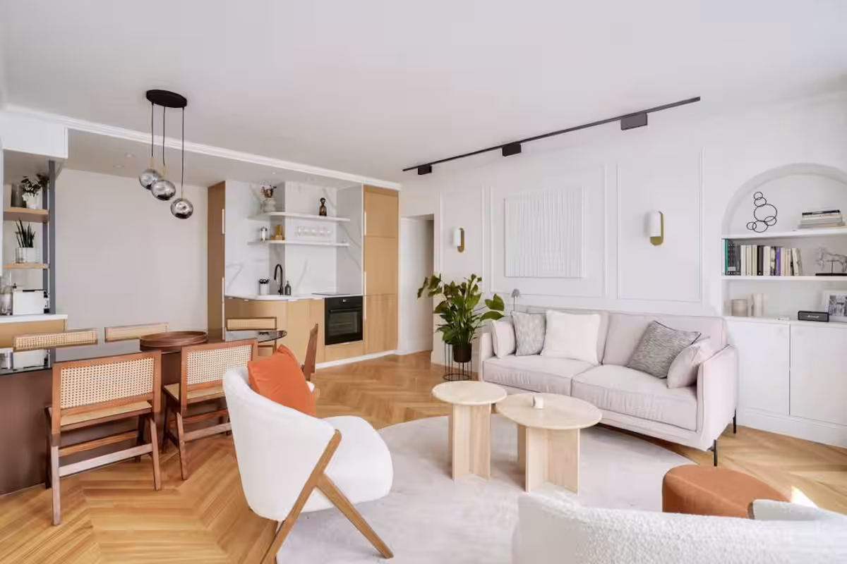 Appartement Tracy — Rénovation Airbnb clé en main par Ameo Concept à Paris